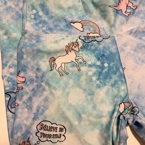 Justice Bottoms - Justice unicorn leggings Size 14 Justice Bottoms - Justice unicorn leggings Size 14